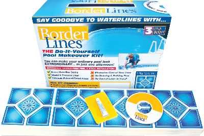 Swimming Pool BorderLines  Pool Liner Makeover 6 Tiles  