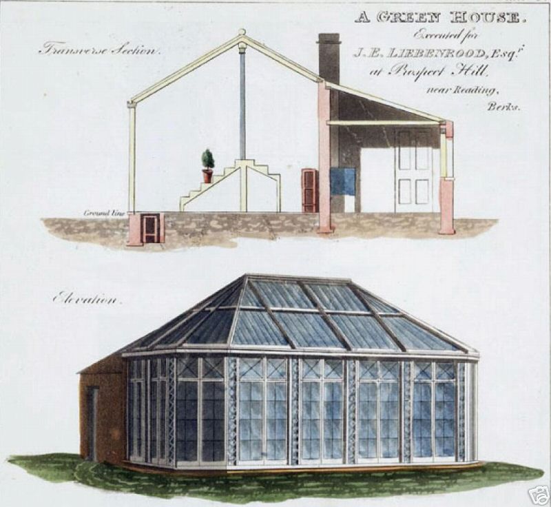 Agriculture architectural greenhouse nursery plans  