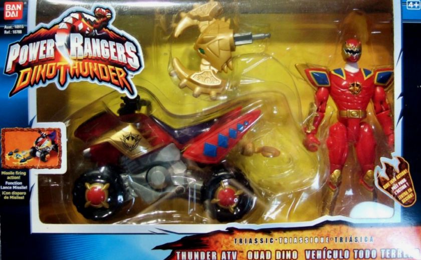 Power Rangers Dino Thunder Triassic ATV & Figure NEW  