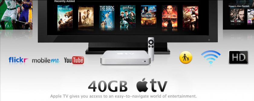 Apple TV 40GB 1st Generation MA711LL/A A1218, iTV HD HDMI First Gen i 