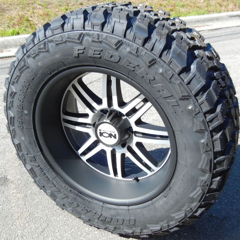   183 WHEELS RIMS & 35 FEDERAL M/T TIRES FORD F 250 F 350 8X170  