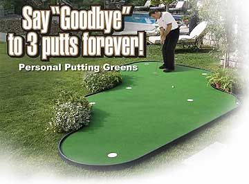 Tour Links Putting Green 8x12 Backyard Putting Green  