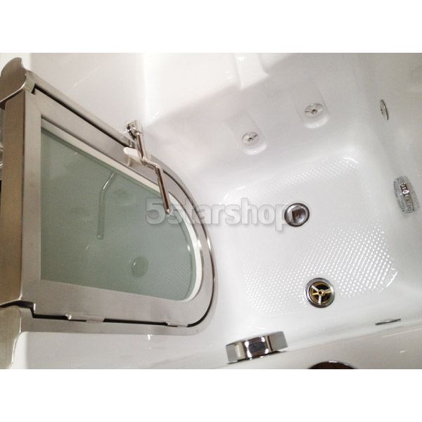 52 Deluxe Massage Walk In Bathtub Tub Jazuzzi Hydro AND Air Massage 