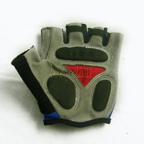   Bike Bicycle motor Silicone Man Woman Mountain half finger gloves Size