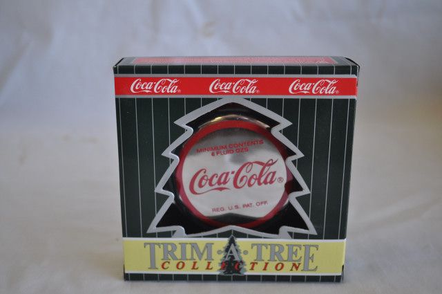 Coca Cola Trim A Tree MIB Bottle Cap Tree Ornament  