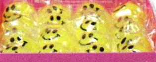 Bright Smiley Face Bouncy Balls party birthday favor  