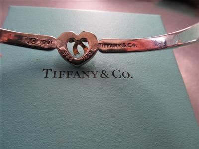 Tiffany & Co 18K & Sterling Silver Bow Bracelet  