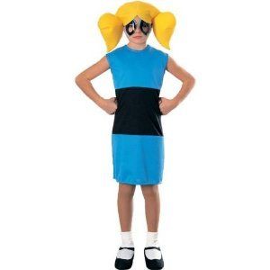 Bubbles Powerpuff Girls Costume (SIZE 8 10 MEDIUM)  