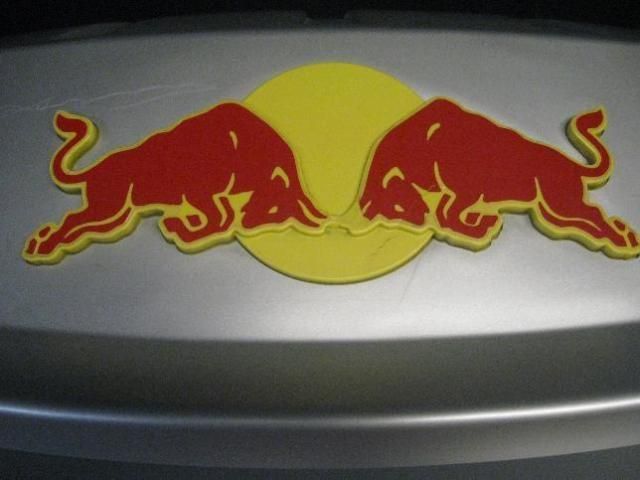   Radius Front Fastlane Merchandiser Red Bull Cooler Refrigerator  