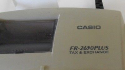 Casio FR 2650Plus Tax & Exchange Printing Calculator  