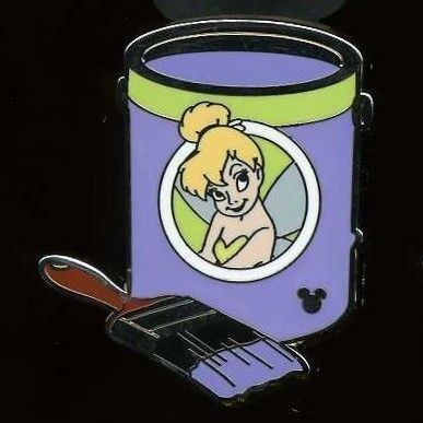   Pin WDW 2012 Hidden Mickey *Paint Can* Series   Tinker Bell  