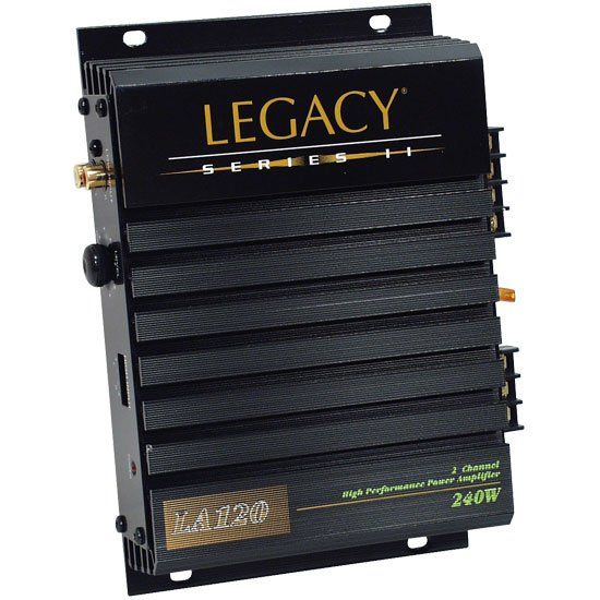   LA120BK 2 Channel 240W Car Audio Power Amplifier la120 bk  