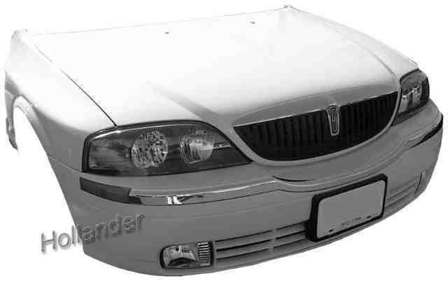 00 01 02 LINCOLN LS FRONT CLIP CHROME BUMPER TRIM  