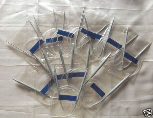 10 sets of Aluminium 60cm Circular Knitting Needles  