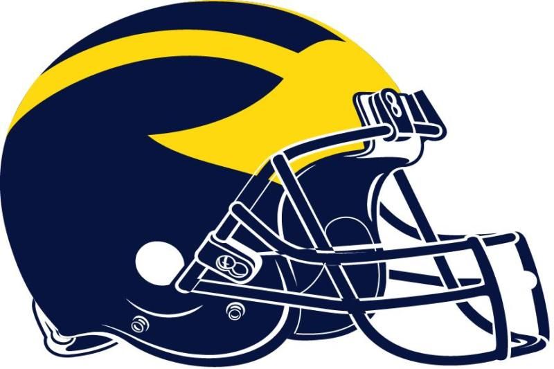 Michigan Wolverines NCAA Football Auto Decal Sticker  