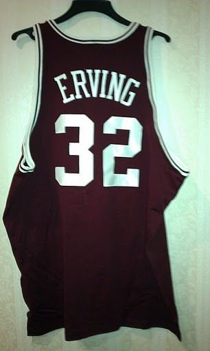 Julius Erving Massachusetts Throwback jersey size 60 Vintage 