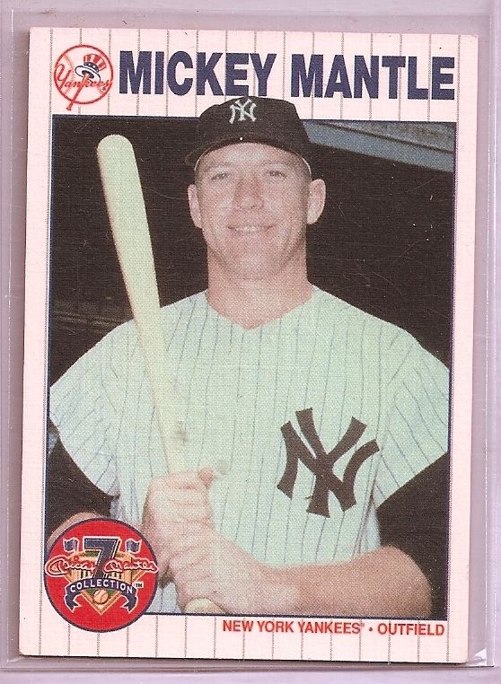 1997 COOPERSTOWN COLLECTION MICKEY MANTLE CARD # 63  