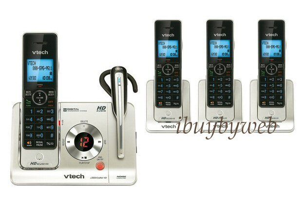   Cordless Phones Talking Caller ID Built In Answering w/ Headset  