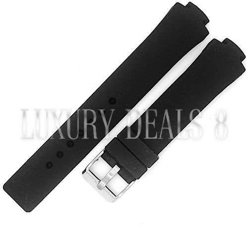 20mm Silicone Rubber Watch Band for Tag Heuer Kirium  