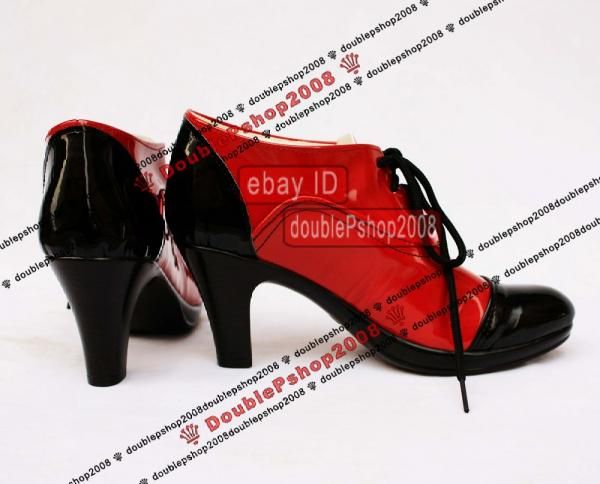 Zapatos brillantes NEGROS Cosplay de tela de Bulter Grell Sutcliffe