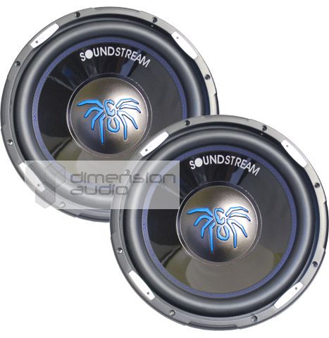   soundstream sw 12se 12 arachnid series dual 4 ohm subwoofers 1 pair