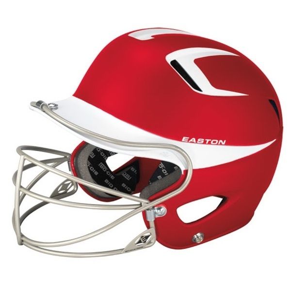 Easton Natural Grip Two Tone Senior Batting Helmet with Mask 