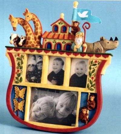 ENESCO GROW IN GRACE SERIES NOAHS ARK PHOTO FRAME  