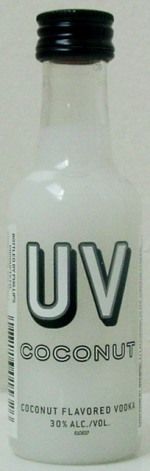 MINIATURE ~ UV COCONUT FLAVORED VODKA   Collectible  