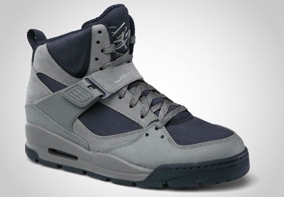 NEW JORDAN FLIGHT 45 TRK US MEN SIZES COOL GREY / COOL GREY  OBSIDIAN 