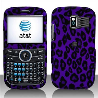 Purple Leopard Hard Case Cover for Pantech Link P7040  