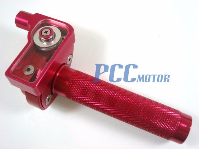 RED CNC THROTTLE CLAMP HONDA XR CRF XR50 CRF50 50 BIKE  