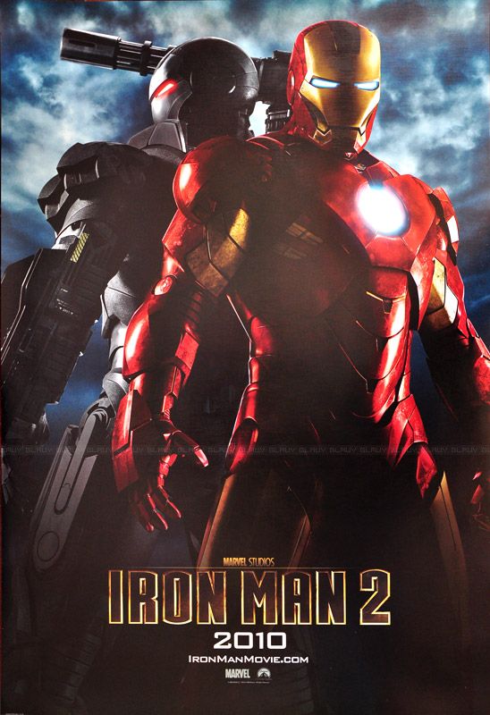 Iron Man 2 Movie Robert Downey Jr Poster 23x35 IRONMAN2  