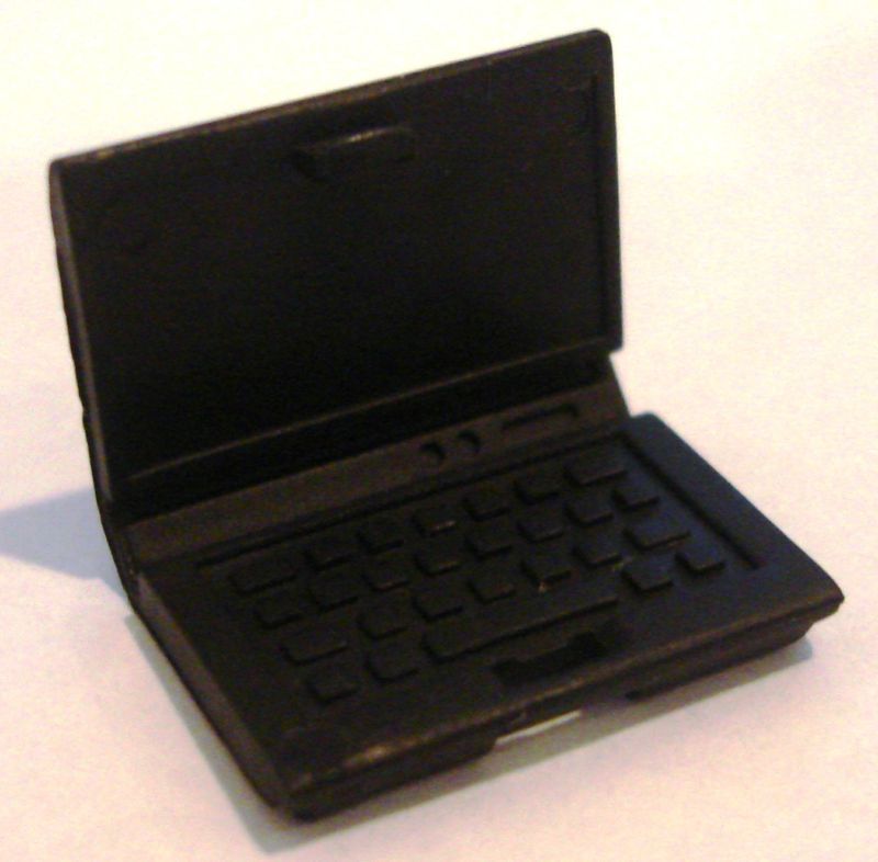 NEW* Lego Minifig Utensil BLACK Computer LAPTOP ~TOY~  