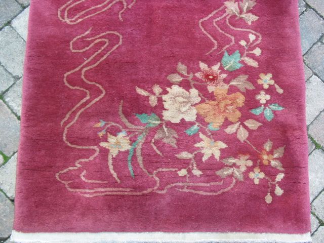 Antique Art Deco Chinese 3x5 Oriental Rug B 8031  