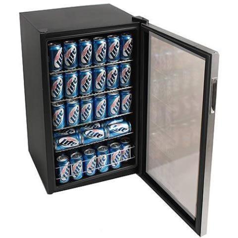 EDGESTAR 118 CAN BEVERAGE COOLER MINI REFRIGERATOR BWC120SS  