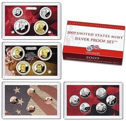 2009 SILVER~US MINT 18 COIN PROOF SET~ W/TERRITORIES & PRESIDENTS~~OGP 