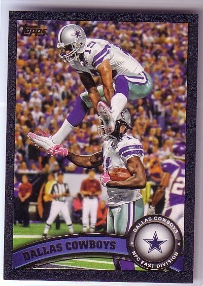 2011 TOPPS DALLAS COWBOYS #163 BLACK PARALLEL #/55  