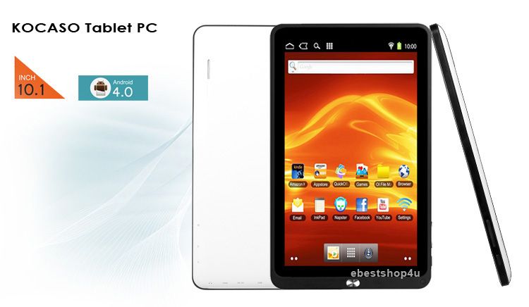   M1060 Android 4.0 10.1 Tablet PC 1080P 1.2 Ghz Capacitive WiFi + Case