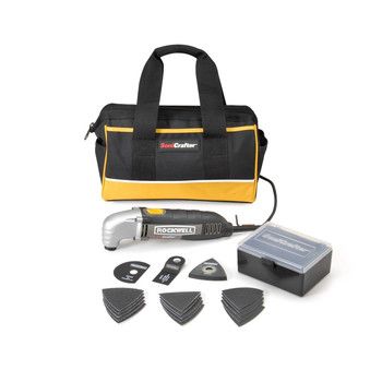 Rockwell Sonicrafter 20 Piece Oscillating Multitool Starter Kit 