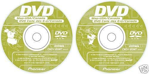 PIONEER CNDV 80MT EAST and WEST Navigation DVD OEM  