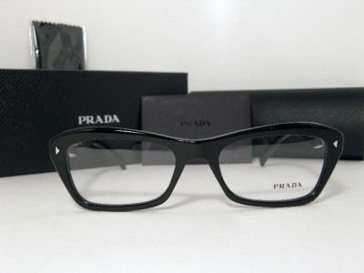 NEW AUTHENTIC PRADA EYEGLASSES VPR 16NV 1AB 1O1 PR 16N 679420414614 