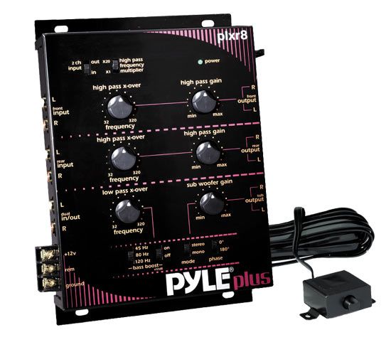 PYLE PLXR8 3 WAY ELECTRONIC CROSSOVER W/RMT SUBWOOFER  