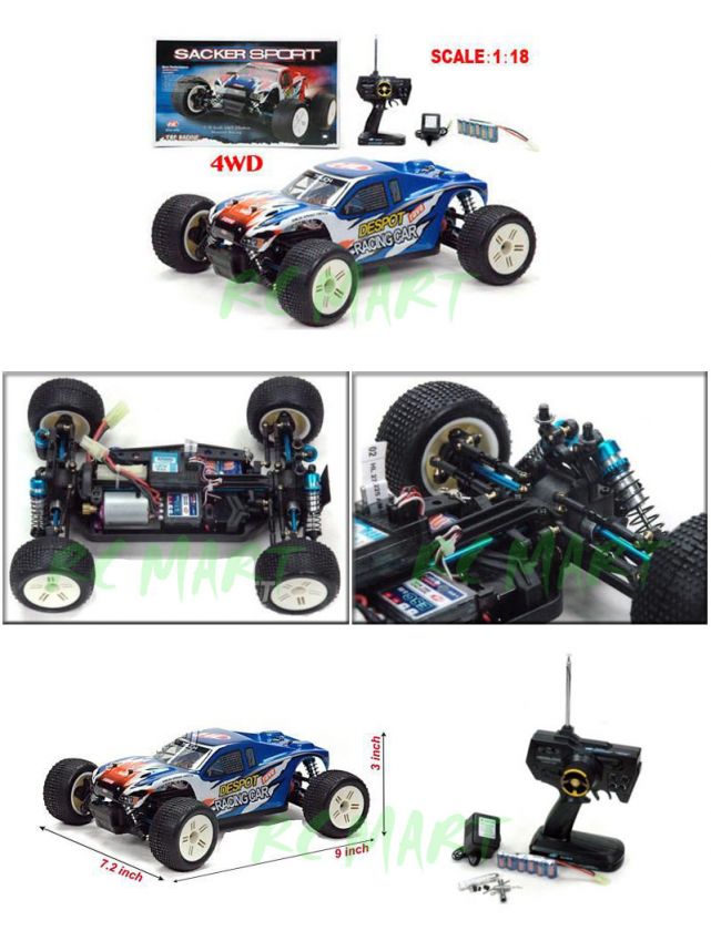 18 SACKER SPORT 4WD RADIO CONTROL MINI RC RACING CAR  