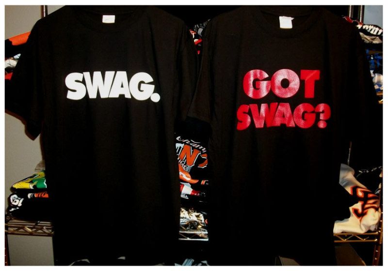   SWAG T Shirt Lil Wayne Rap Hip Hop Black white Red Urban Clothing 2pac