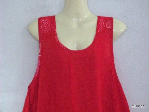   Sundress Dress Long Tops Maternity Clothing Red,Free Sz.XS XL  