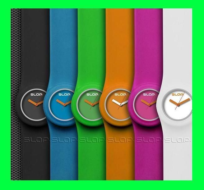 THE ORIGINAL Authentic SLAP WATCH in 2 Sizes & 12 Colors YOU CHOOSE 