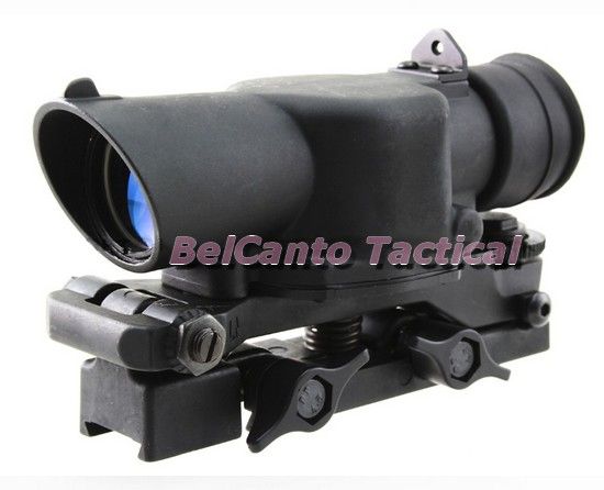 SUSAT Style 4x Red Illuminated Optical Sight Scope L9A1  
