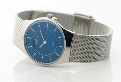 233SSSN SKAGEN WATCH WOMENS STEEL NEW SLIM DRESS  