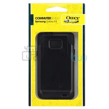 Black Otter Box OEM Commuter Case Cover for Samsung Galaxy S II i777 