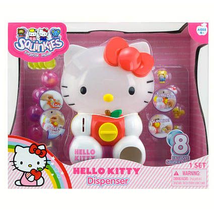 HELLO KITTY DISPENSER DELUXE PLAYSET *Squinkies* WJ2003  